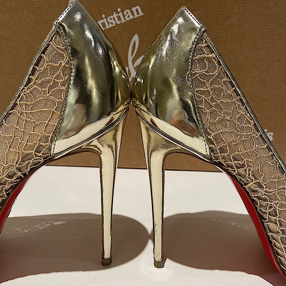 Christian Louboutin Follies Lace 100 Dent Chain/Nappa Lam/Spec Version Multi - Picture 5 of 14